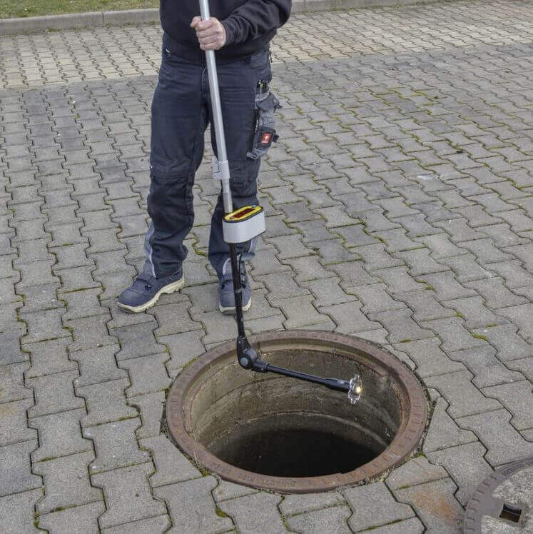 Digital Manhole Measuring Device
